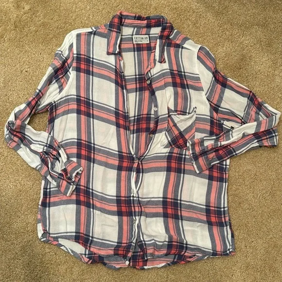 Cotton On Womens Lightweight Flannel - size M - Picture 1 of 3